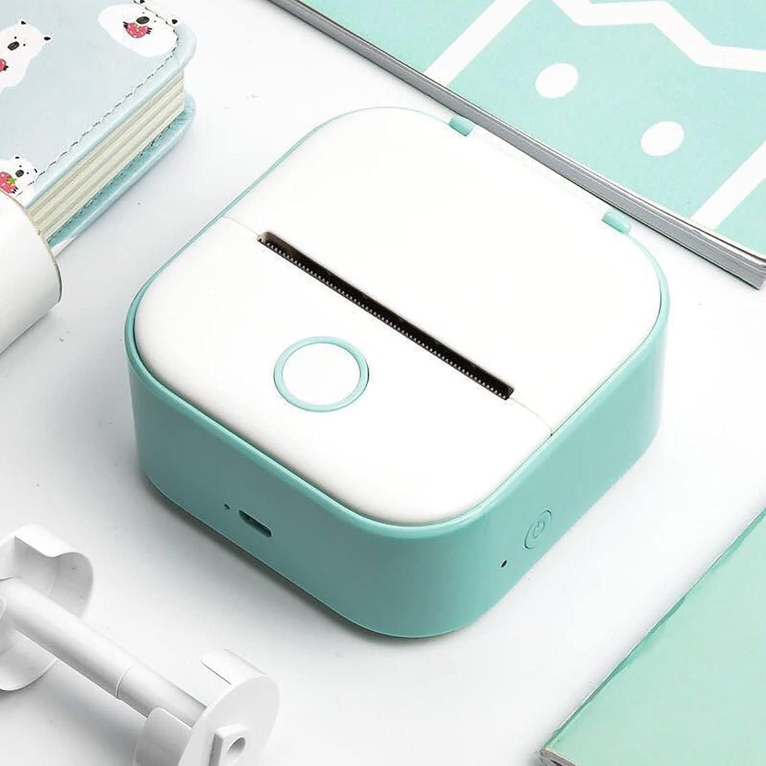 🧠 Mini Thermal Sticker Printer : No Ink, Just Ideas! Print. Stick. Share.