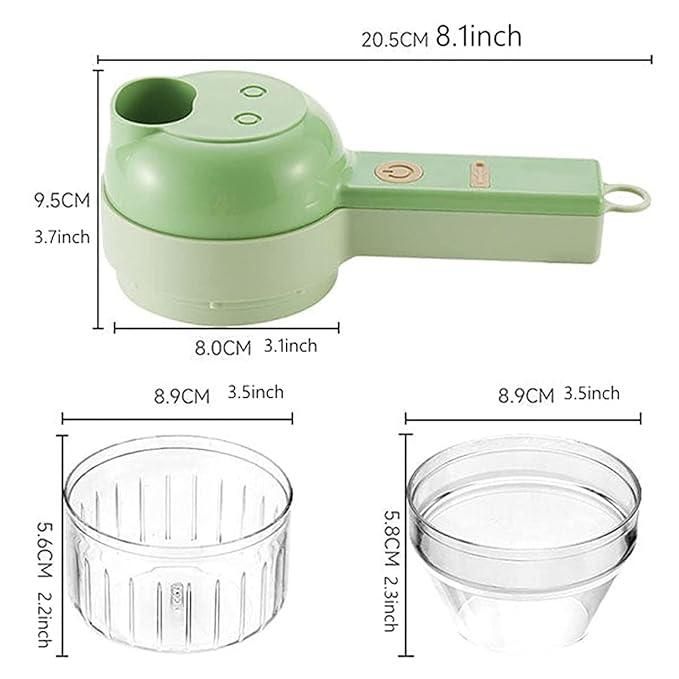 🧄 4 in 1 Electric Veggie Cutter – The Kitchen Hack You’ve Definitely Scrolled Past