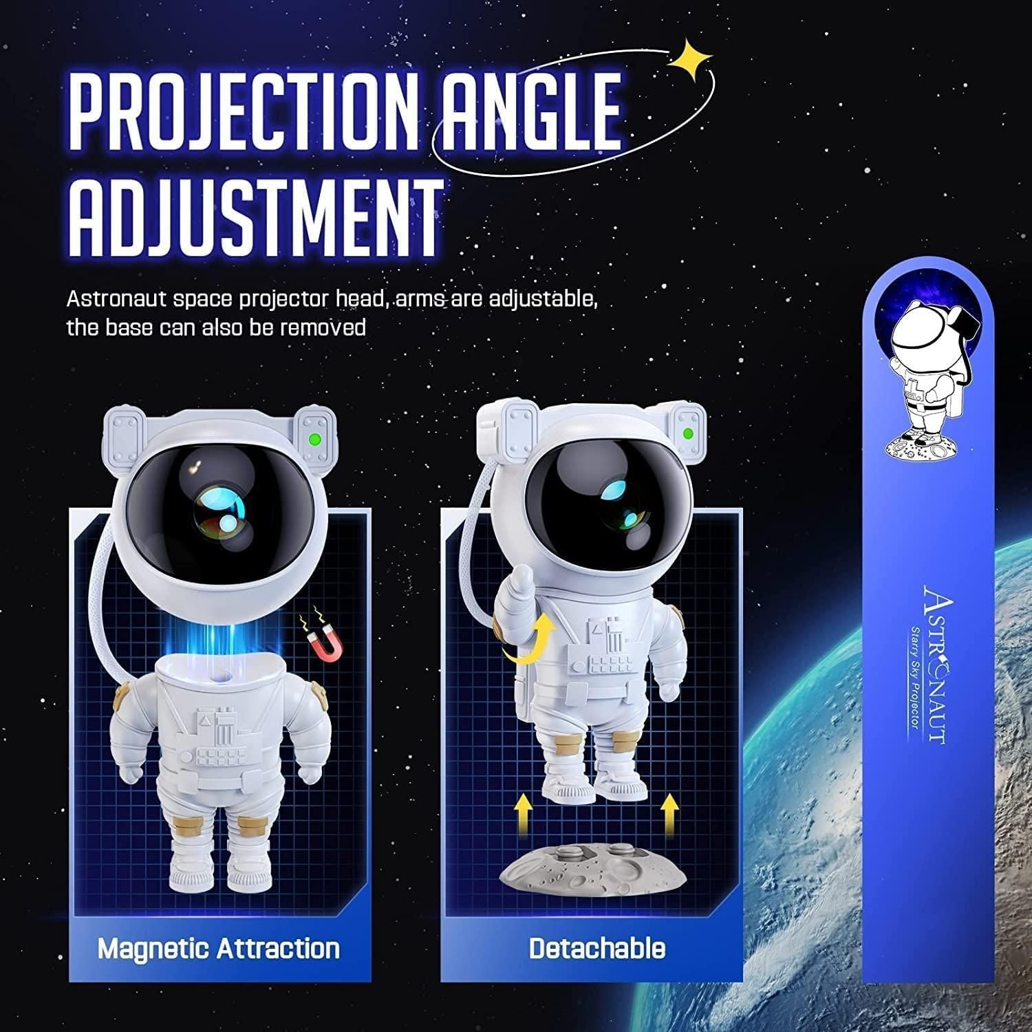 🌌 Astronaut Galaxy Projector – You’ve Seen the Stars. Now Beam Them Home.