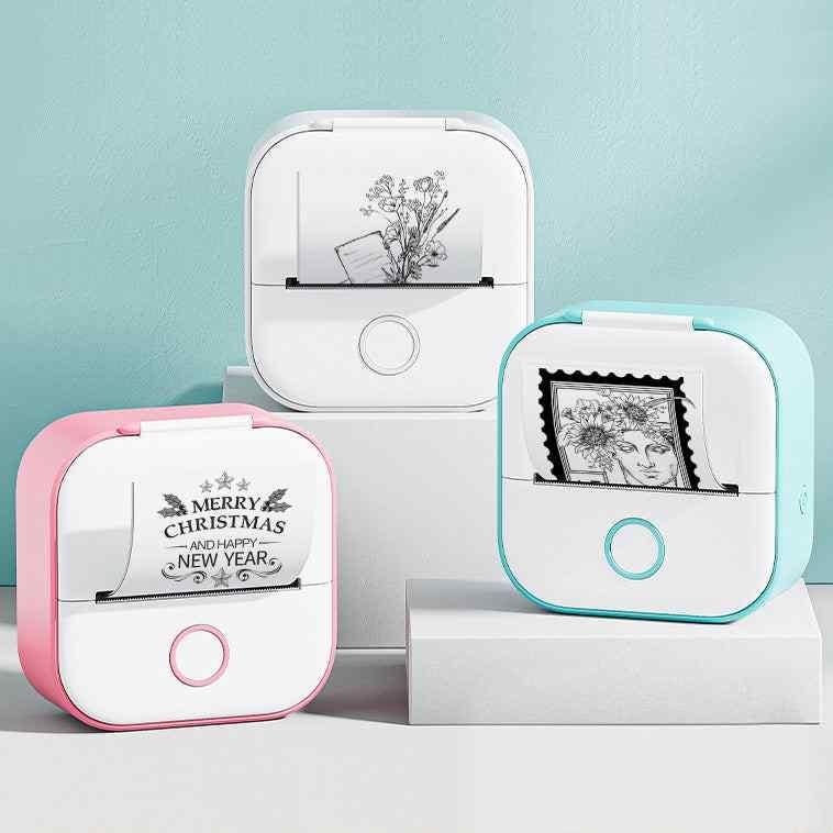 🧠 Mini Thermal Sticker Printer : No Ink, Just Ideas! Print. Stick. Share.