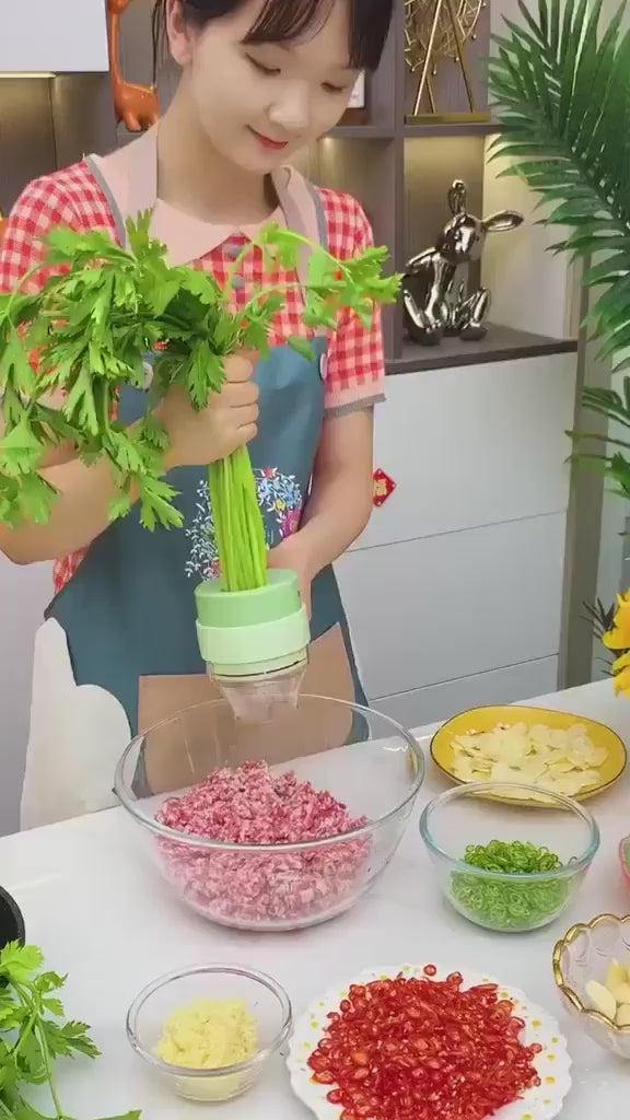 🧄 4 in 1 Electric Veggie Cutter – The Kitchen Hack You’ve Definitely Scrolled Past