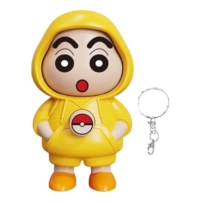 🌈 Shinchan Face-Changing Keychain – Mood Swings, Mini-Sized