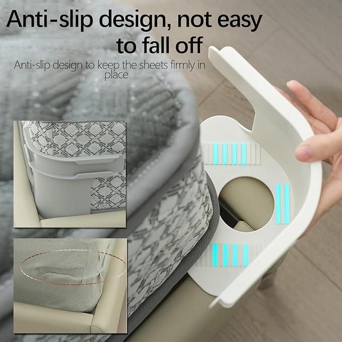 🛏️ SheetGrip Pro – Anti-Slip Bedsheet Clips