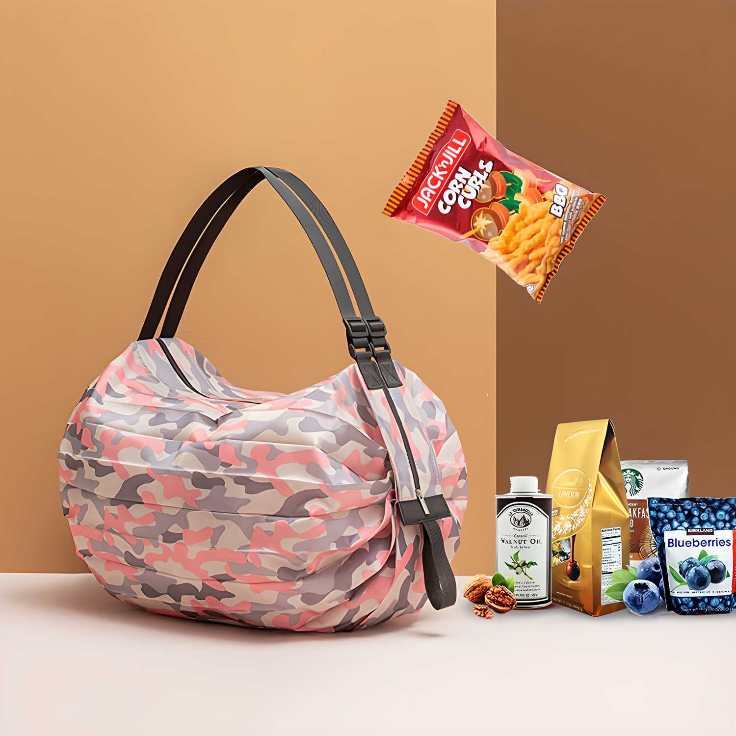 👜 FlexiTote – Foldable Waterproof Shopping Bag