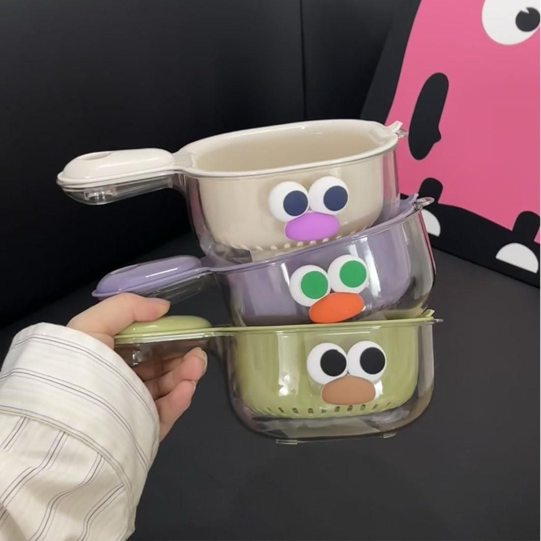 🧺 Dual-Layer Draining Basket – The Kitchen Hack You’ve Definitely Scrolled Past