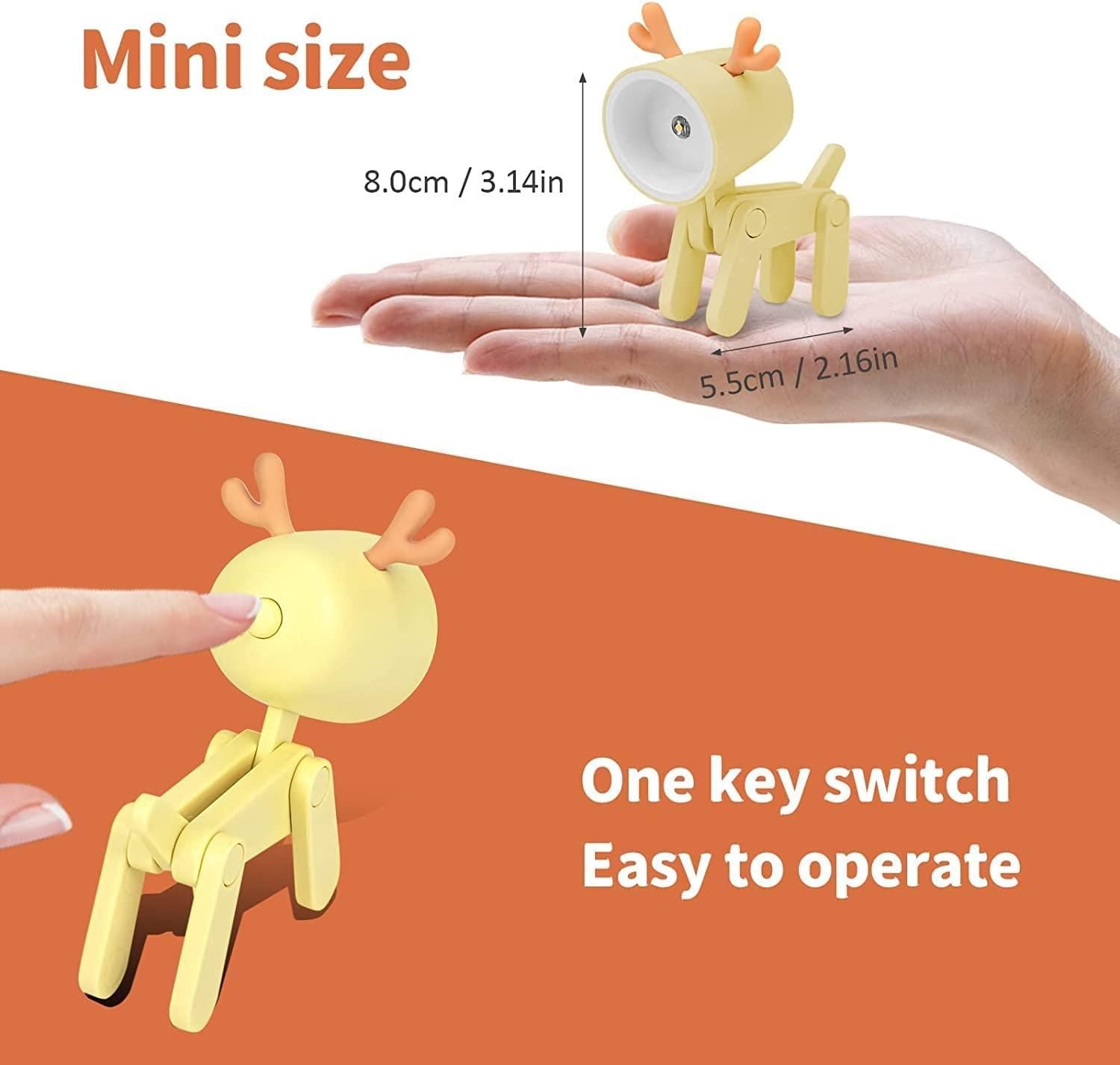 🦌 Mini LED Desk Lamp – The Glow-Up You’ve Definitely Scrolled Past