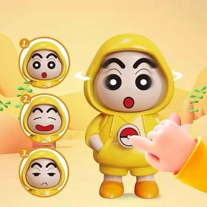 🌈 Shinchan Face-Changing Keychain – Mood Swings, Mini-Sized