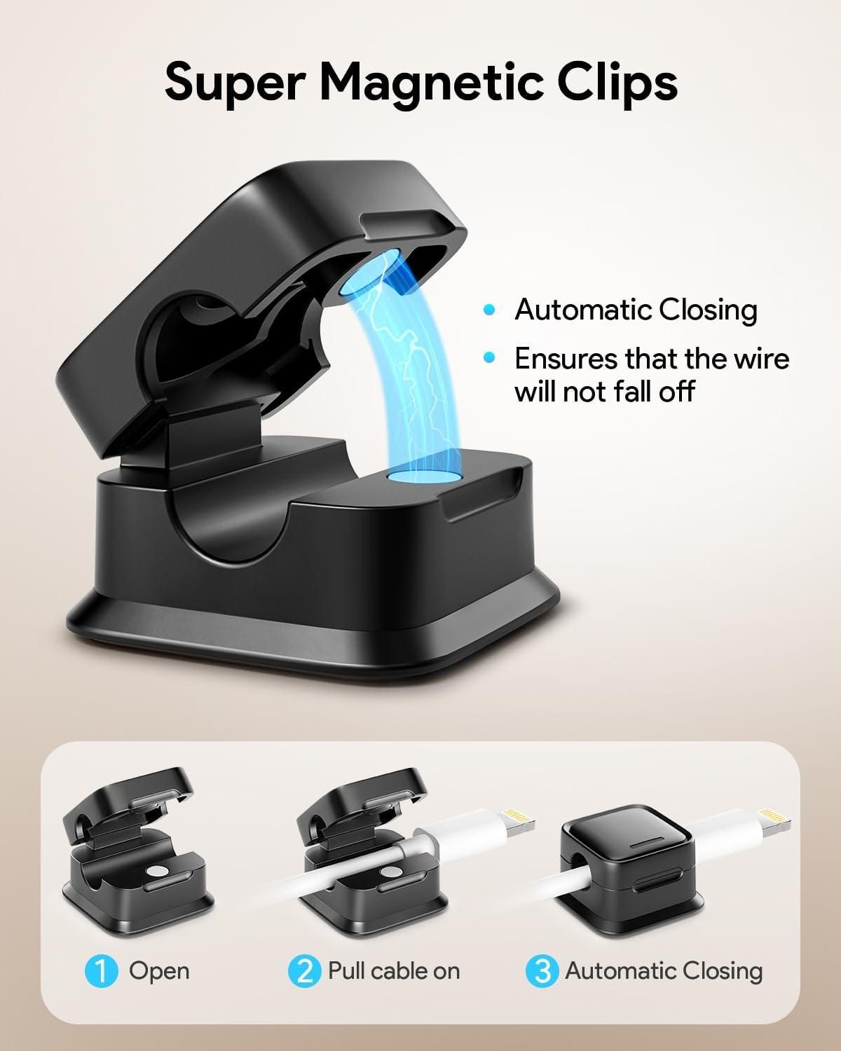 🧲 Cord Organizer Set | Desk & Car Cable Clips – The Tidy Trick You’ve Scrolled Past