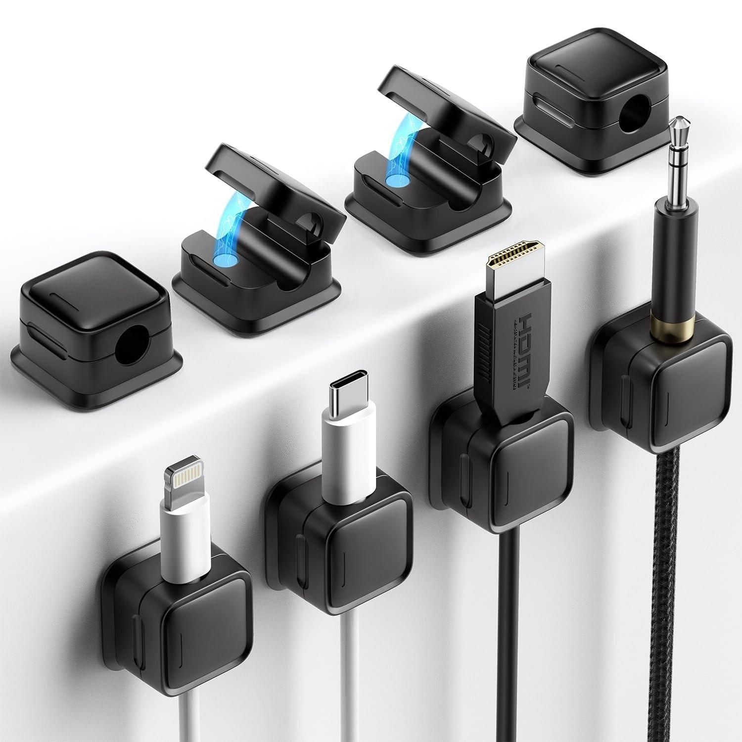 🧲 Cord Organizer Set | Desk & Car Cable Clips – The Tidy Trick You’ve Scrolled Past