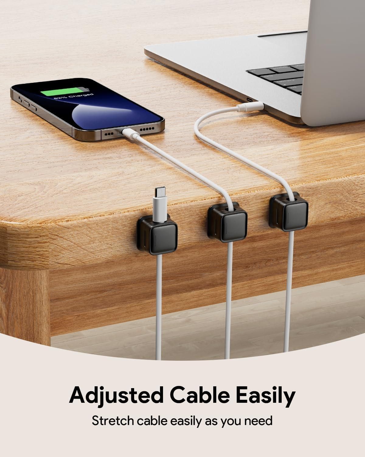 🧲 Cord Organizer Set | Desk & Car Cable Clips – The Tidy Trick You’ve Scrolled Past