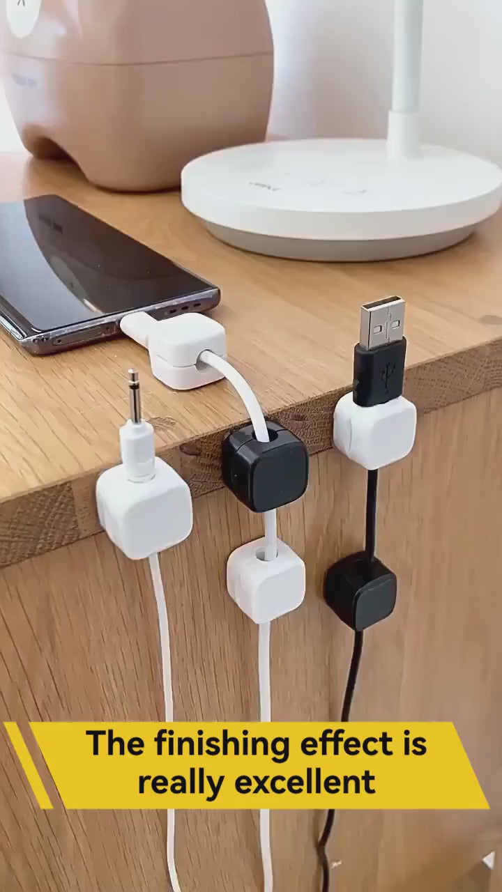 🧲 Cord Organizer Set | Desk & Car Cable Clips – The Tidy Trick You’ve Scrolled Past